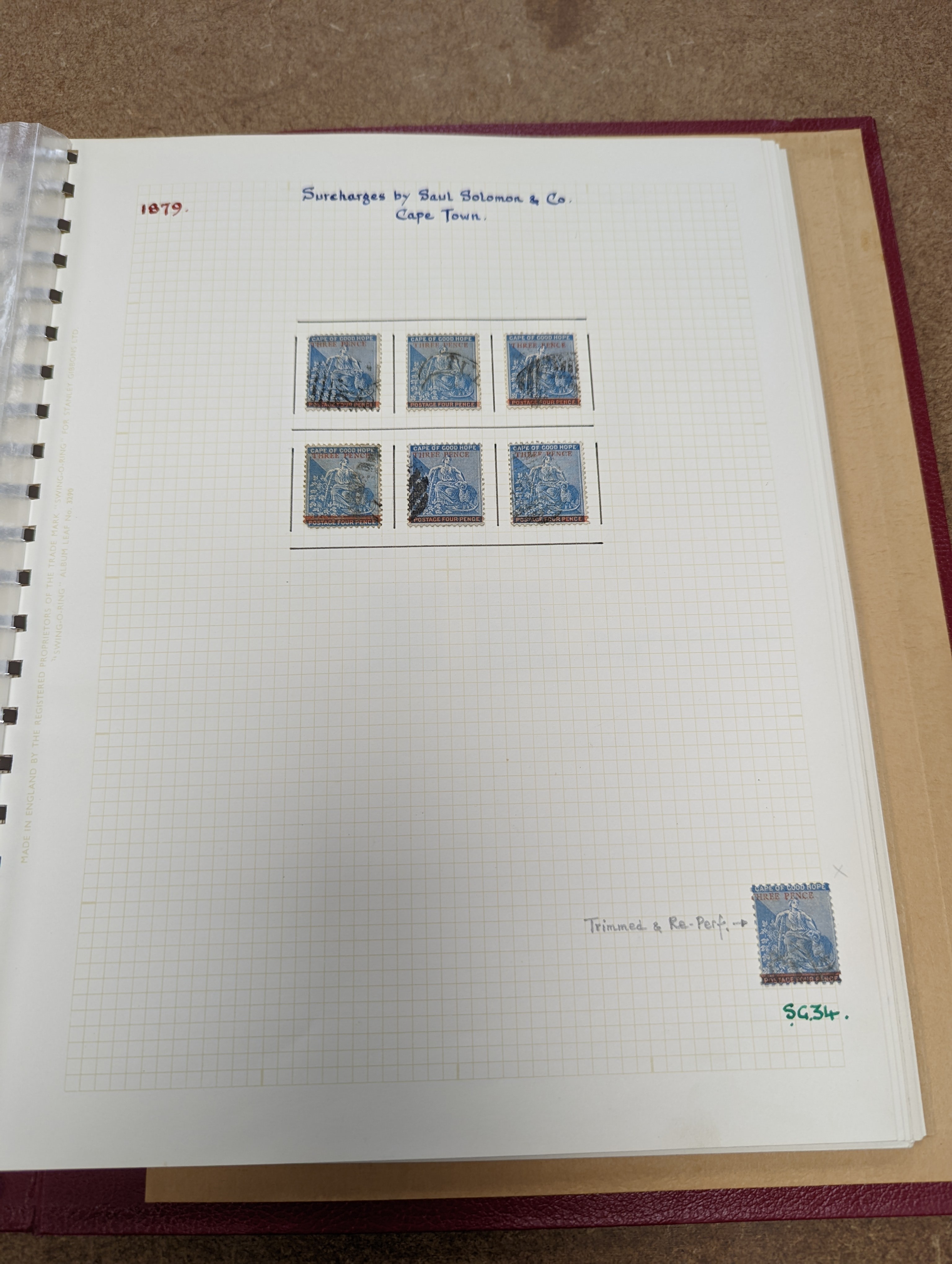 Cape of Good Hope - fine collection in 2 albums and stock book from 1853 1d used pair, 4d block of three used (and certificate), 1859 1sh dark green mint pair, 1861 1d woodblock used (sg 13a), 1863-64 1d, 4d and 6d mint